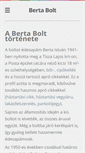 Mobile Screenshot of bertabolt.com