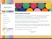 Tablet Screenshot of bertabolt.com